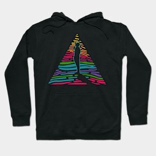 ABSTRACT COLOR TRIANGLE Hoodie